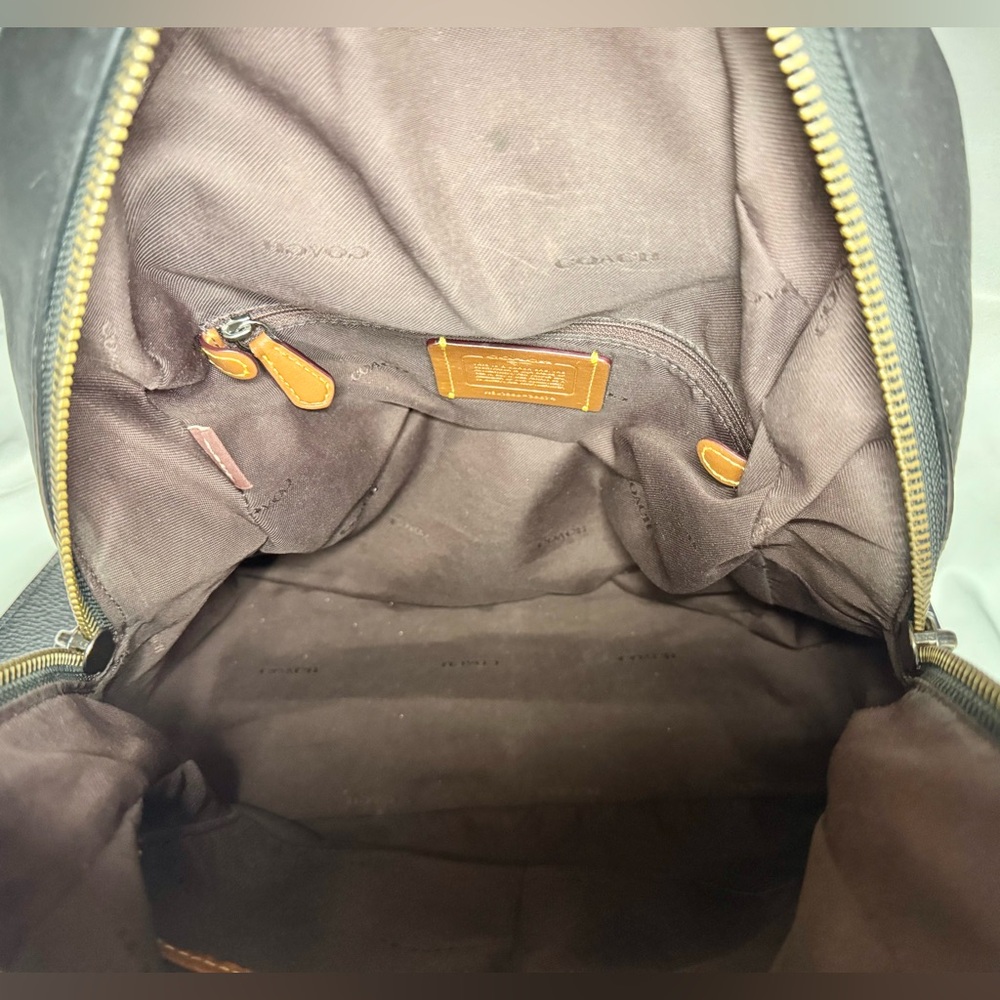 COACH Rucksack Leather Backpack - Picture 9 of 16